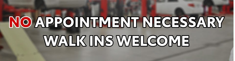 No Appointment Necessary banner | New Rochelle Toyota in New Rochelle NY