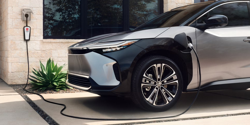 The front of a 2025 Toyota bZX4.