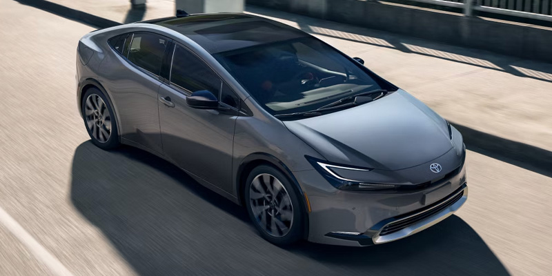A 2025 Toyota Prius Plug-In Hybrid at New Rochelle Toyota in New Rochelle, NY.