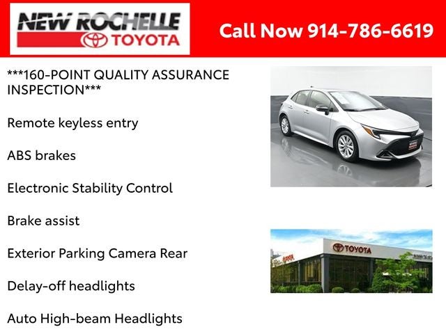 2026 Toyota Corolla Hatchback SE